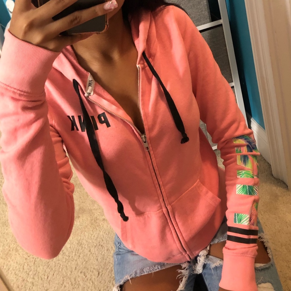 PINK zip-up jacket